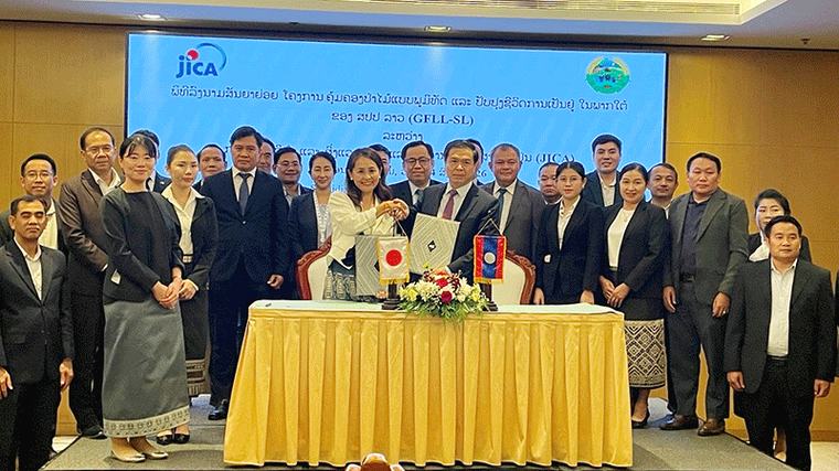 Laos, JICA ink agreement on US$61.5m forest landscape and livelihood project