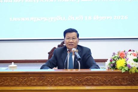 ສມປຊ ຕ້ອນຮັບການຢ້ຽມຢາມ ພົບປະ ແລະ ໂອ້ລົມຊີ້ນຳ ຂອງສະຫາຍ ເລຂາທິການໃຫຍ່ ປະທານປະເທດ